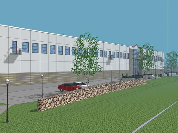 Fasad mot Segloravägen