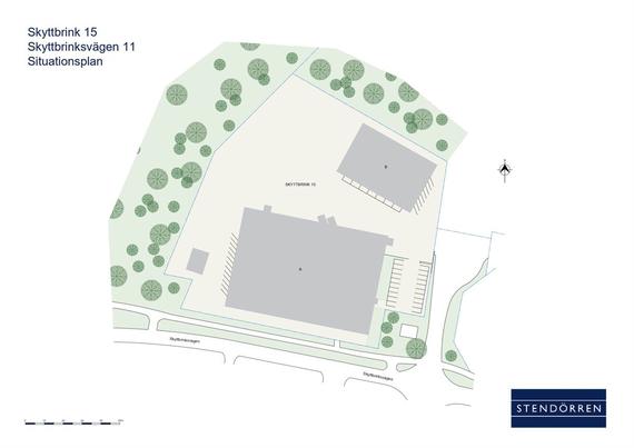 Skyttbrinksvägen 11, Kompassvägen 13
