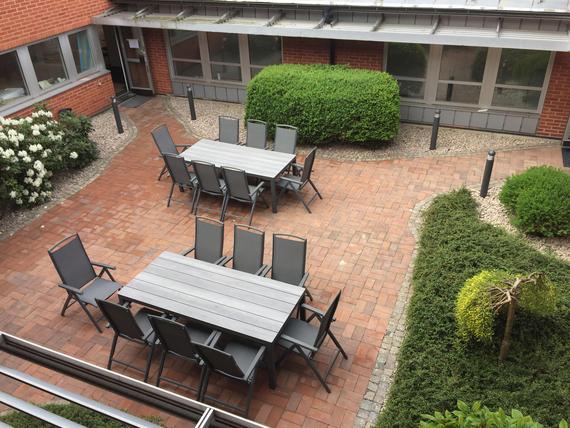 Innergård för hyresgästerna i fastigheten