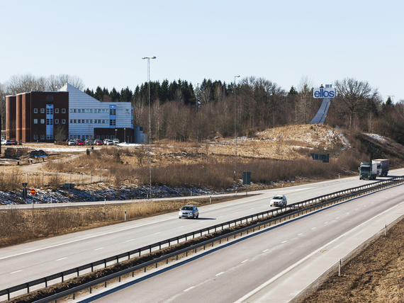 Vy över Motorvägen till Göteborg