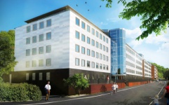 Stora moderna kontorsytor i Gårda